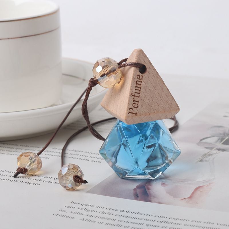 Car perfume glass crystal decoration pendant