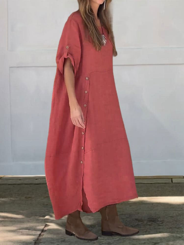 🔥Women's Linen Cotton Dress