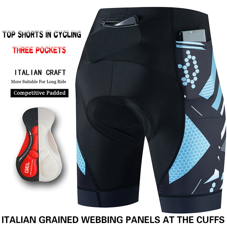 Cycling Silicone Padded Quick-Drying Cycling Shorts