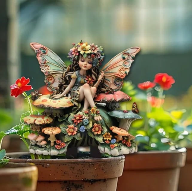 Bohemian Fairy Flower Pot Decoration