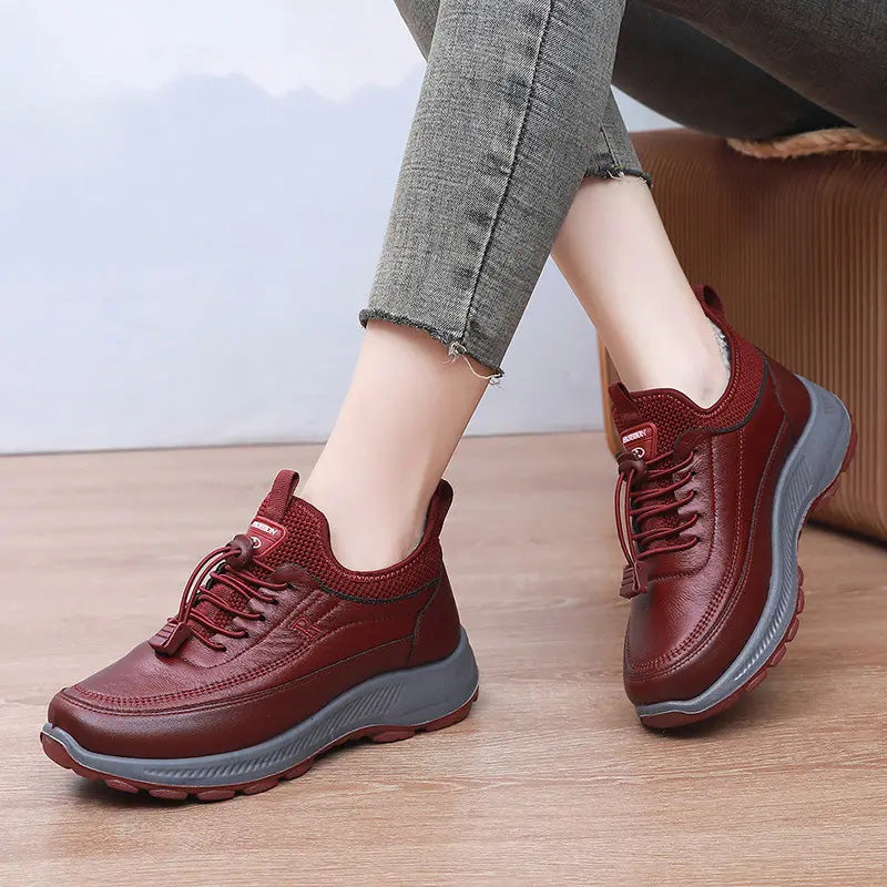 Chunky Casual Shoes for Women for Fall and Winter with Soft