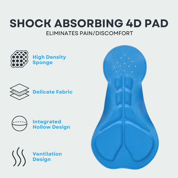 Cycling Silicone Padded Quick-Drying Cycling Shorts