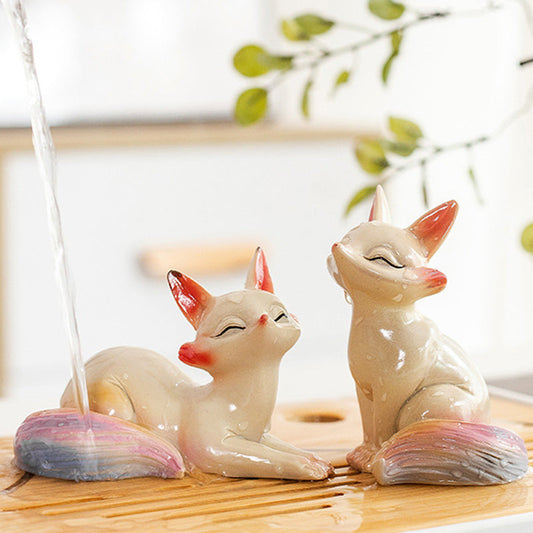 Color Changing Resin Tea Pet Luck Decoration for Tea Table🍵