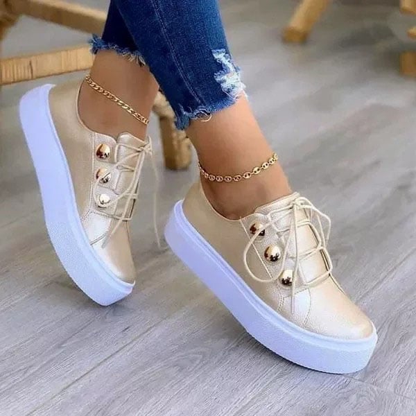 💓WOMEN'S SUPER COMFORTABLE LEATHER SHOES WITH A ROUND TOE