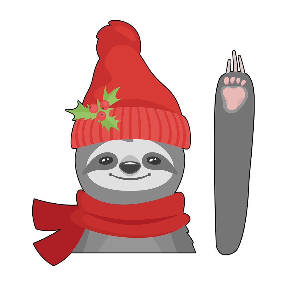 Dogs Waving Car Sticker Wiper