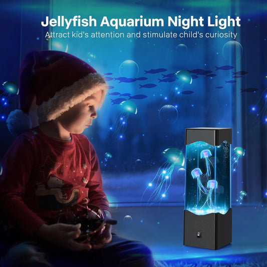 🔥✨-Multicolor Jellyfish Lava Lamp