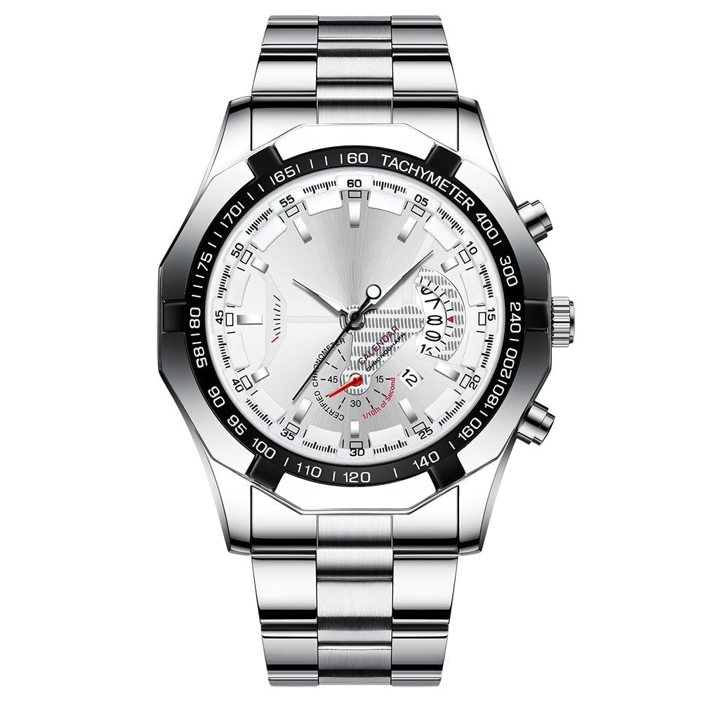 ⌚47 mm multifunctional quartz watch for men✨