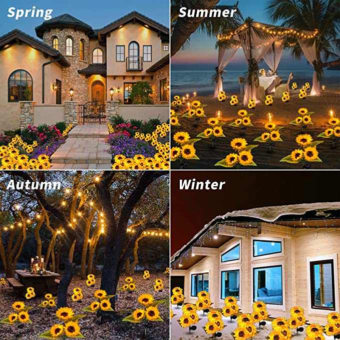 🌻Waterproof Solar Sunflower Light