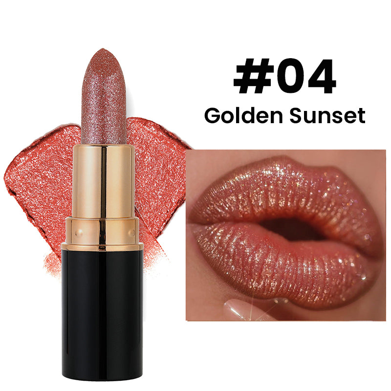 💋Waterproof & Moisturizing Glitter Lipstick