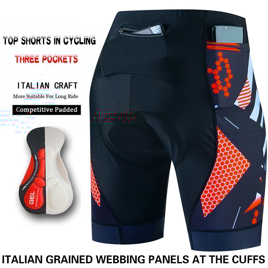 Cycling Silicone Padded Quick-Drying Cycling Shorts