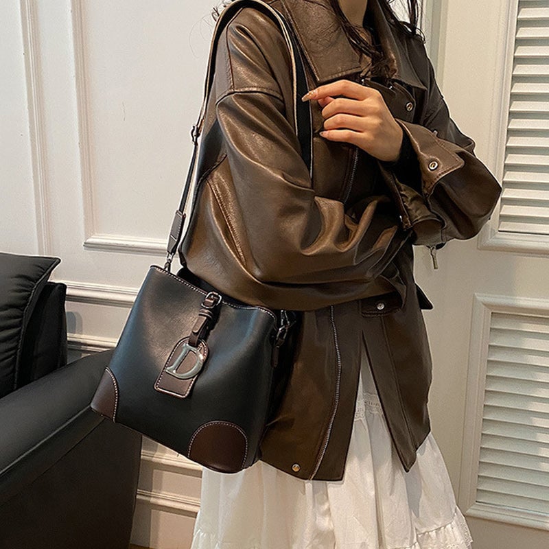 💥💗PU Leather Niche Women's Shoulder Bag👜