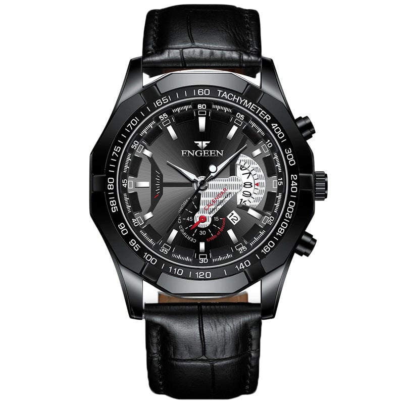 ⌚47 mm multifunctional quartz watch for men✨
