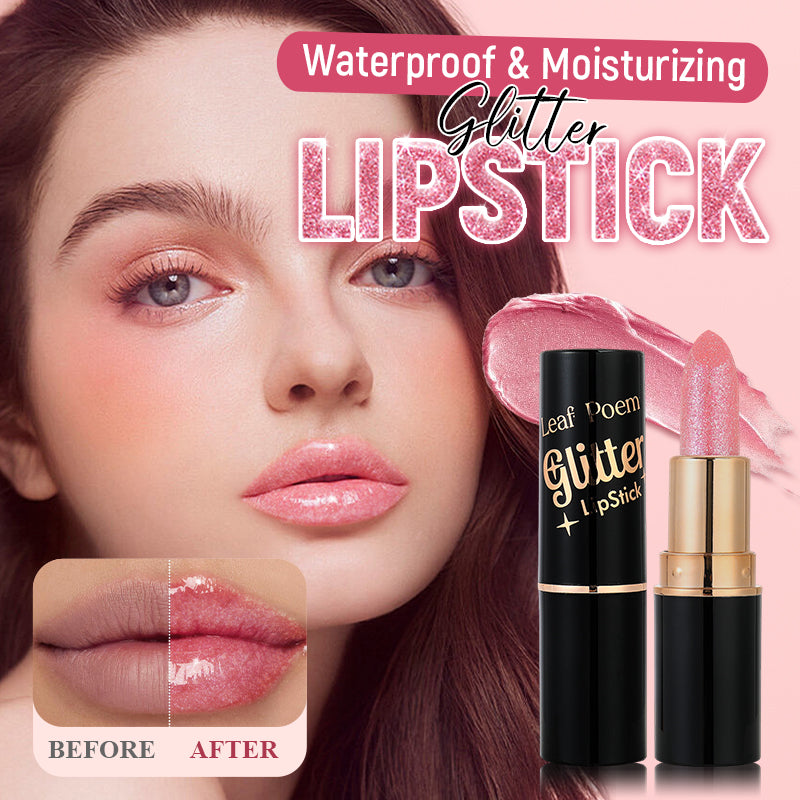 💋Waterproof & Moisturizing Glitter Lipstick