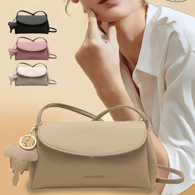 🔥Women's High end Fashion Crossbody Bag with Elephant Pendant👜