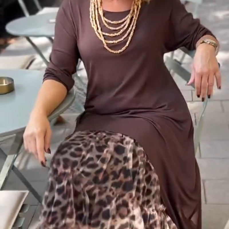 🔥Women's Casual Irregular Hem Long Sleeve Dress💃