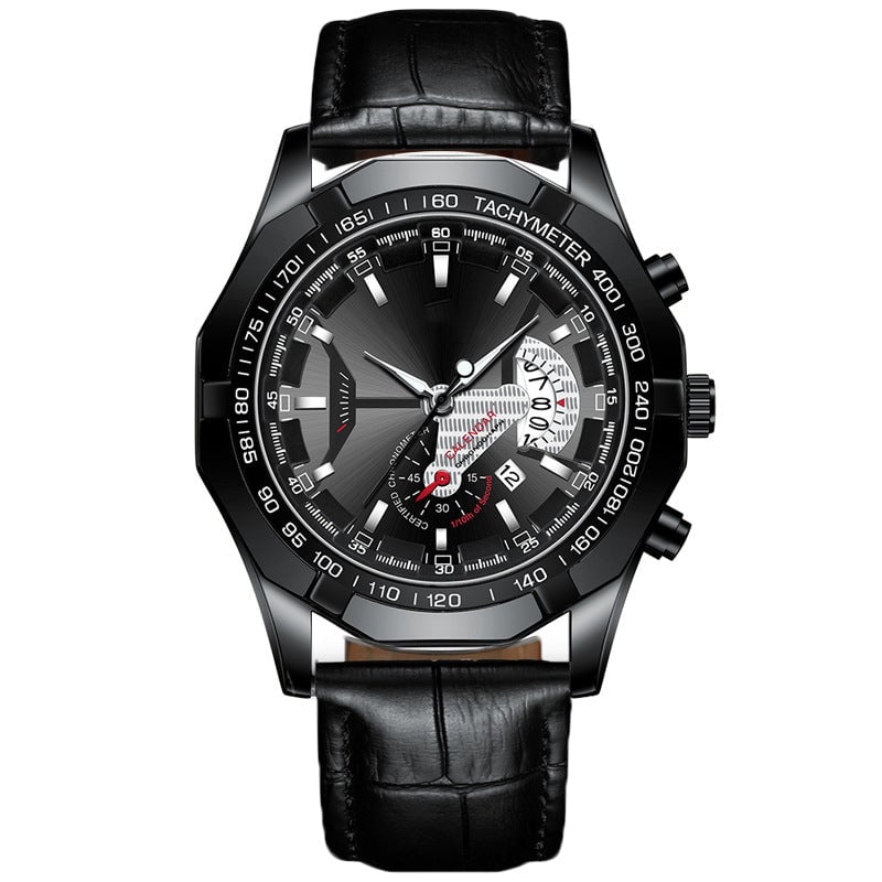 ⌚47 mm multifunctional quartz watch for men✨
