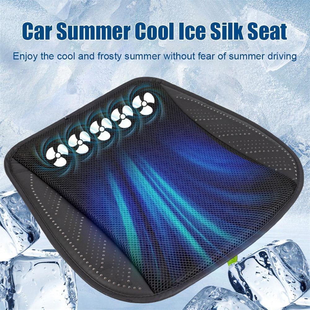 Car Summer Cooling Seat Cushion With USB Fan