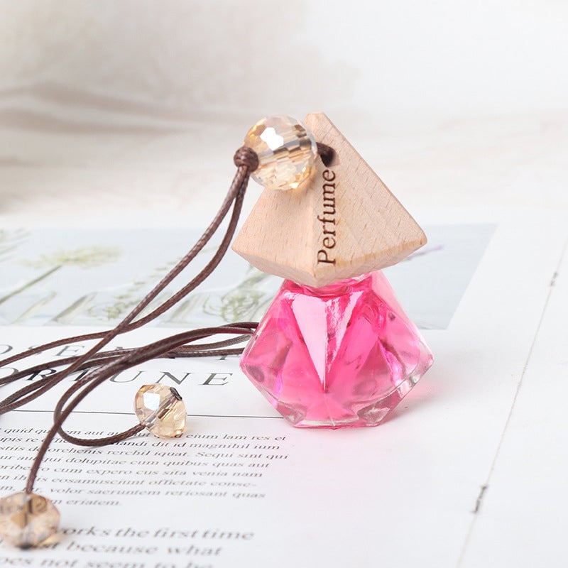 Car perfume glass crystal decoration pendant