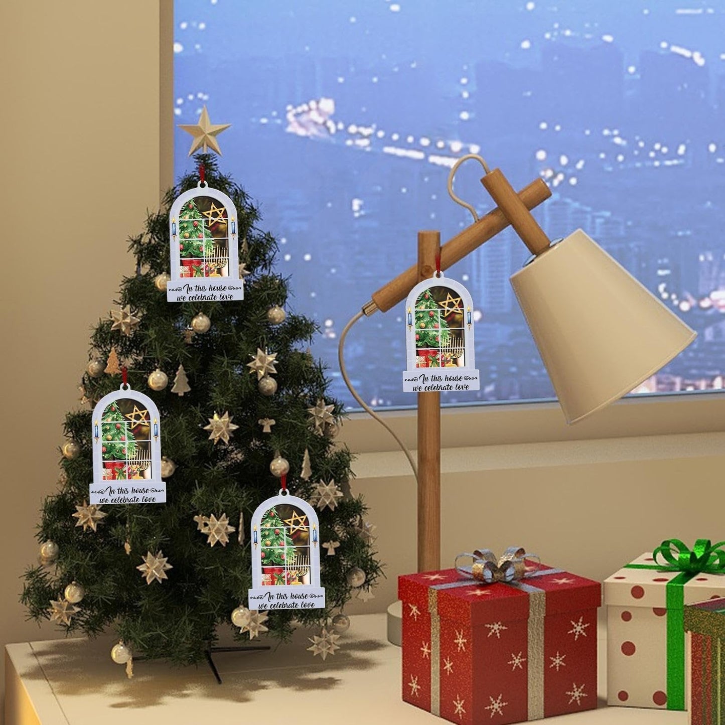 Christmas Hanukkah Acrylic Ornament