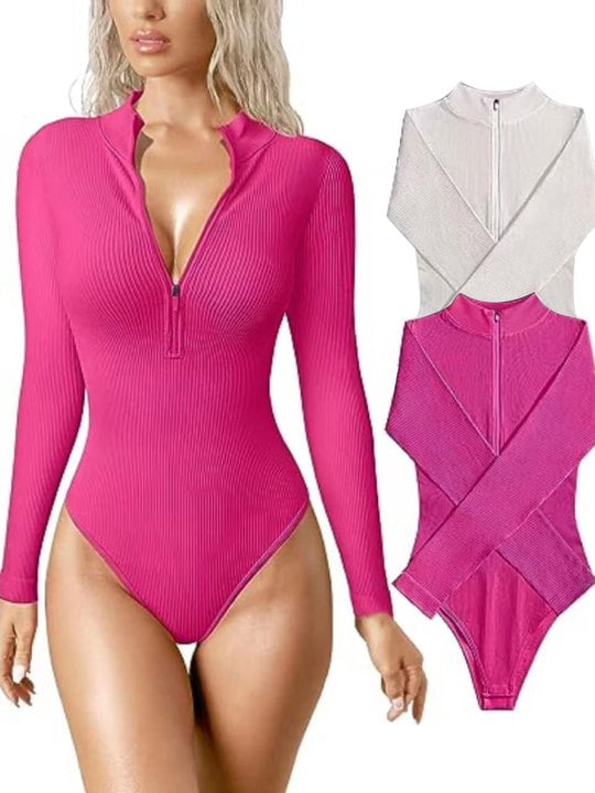 🔥Zip Up Body Suit Set