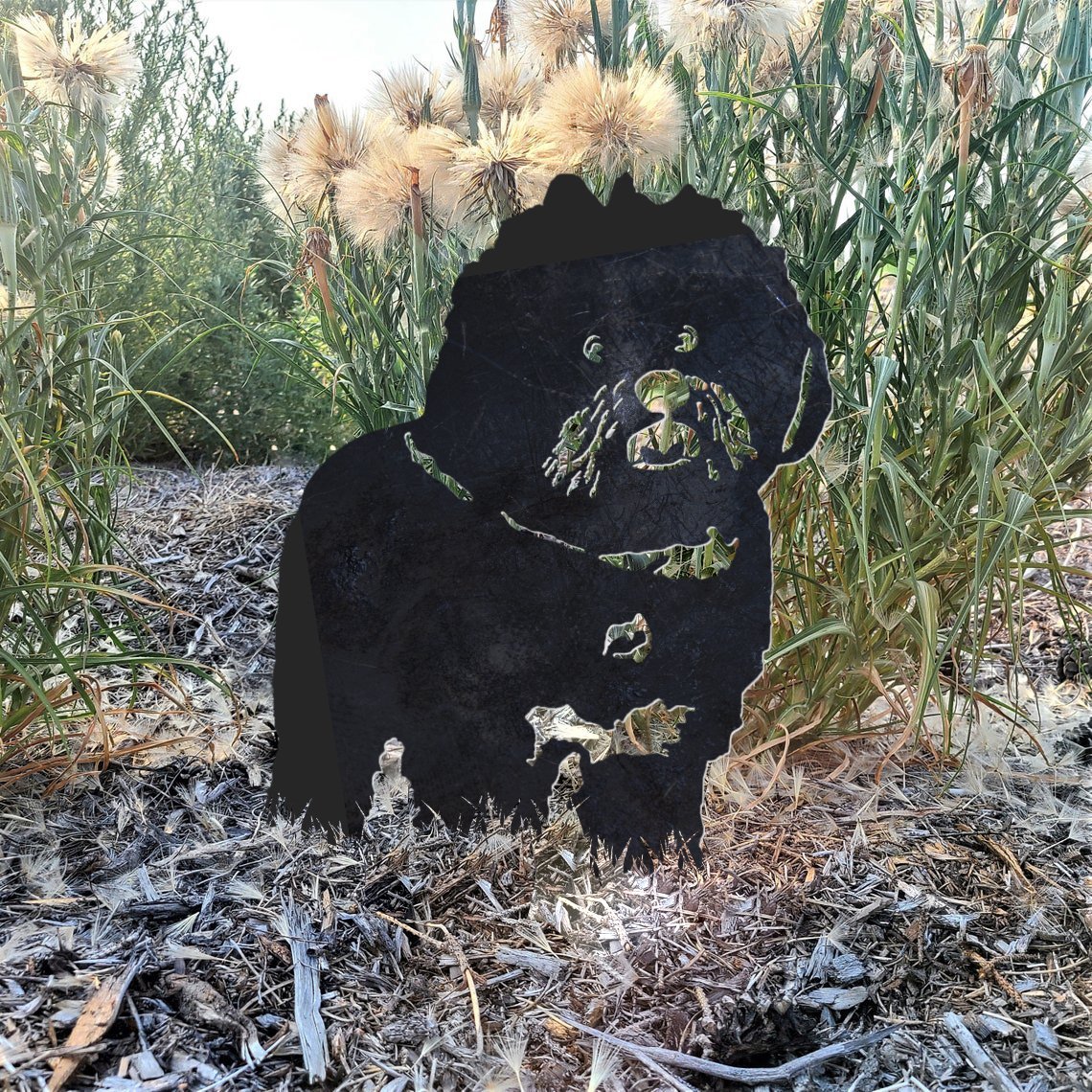 Bichon Frise Metal Silhouette