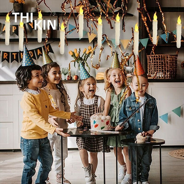 Fantasy Floating Candles with Wand Remote