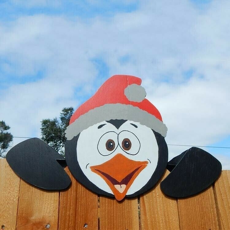 Christmas Decoration For Your Garden Fence