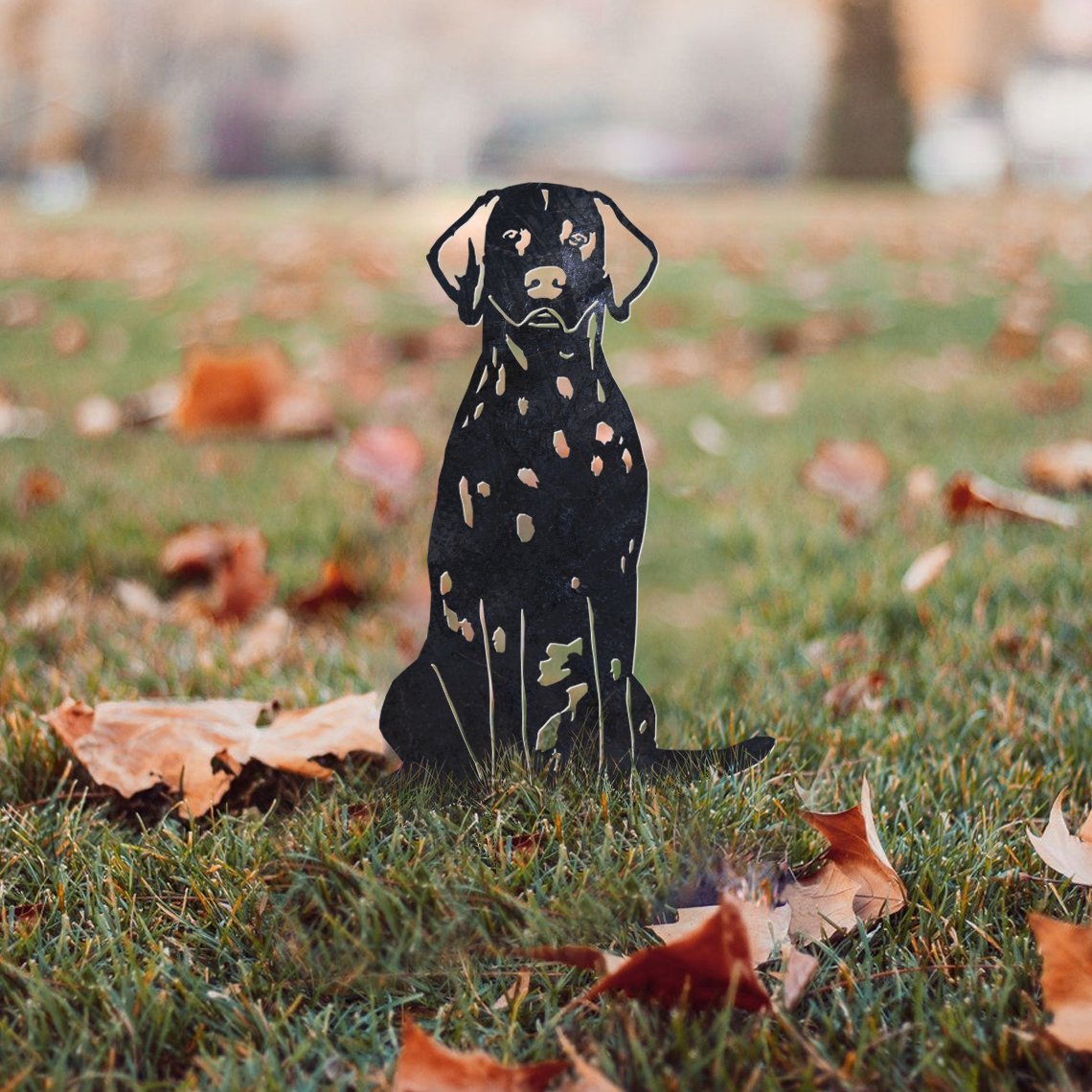 Dalmatian Metal Silhouette
