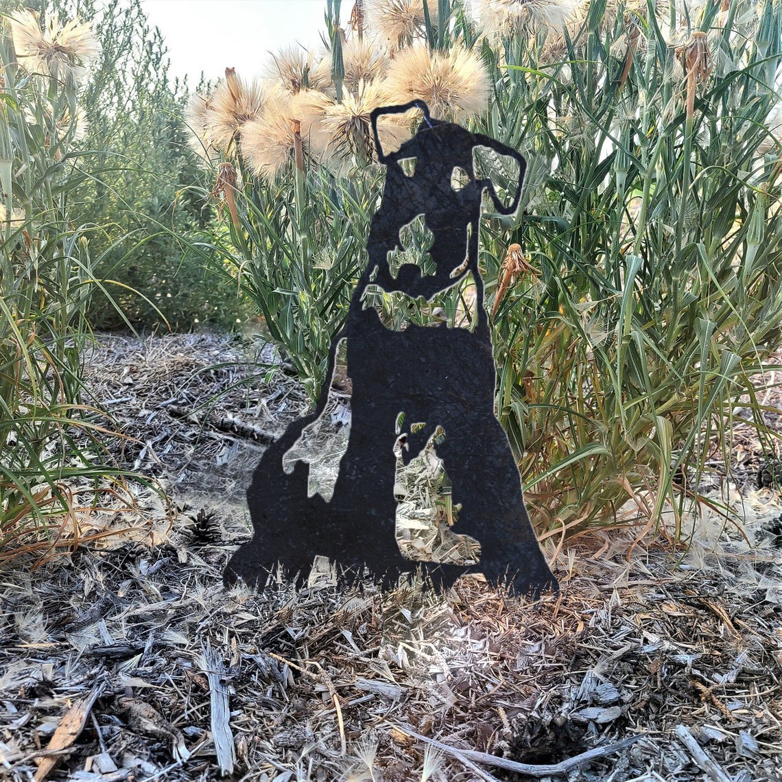 Airedale Terrier Metal Silhouette