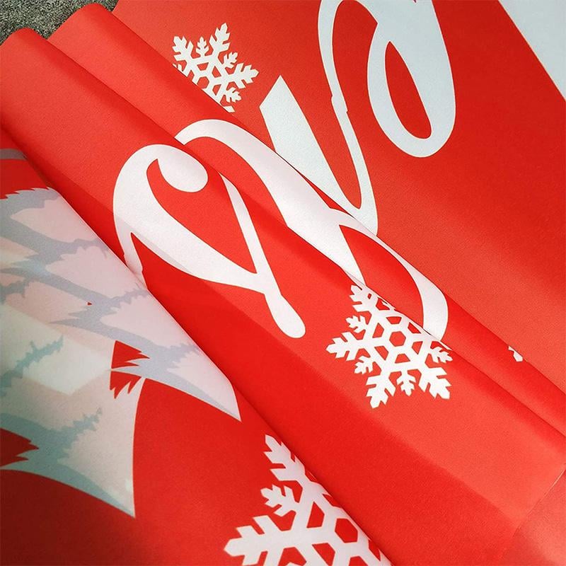 🧑🎄Christmas Hot Sale - Christmas Outdoor Banner Flag Pulling