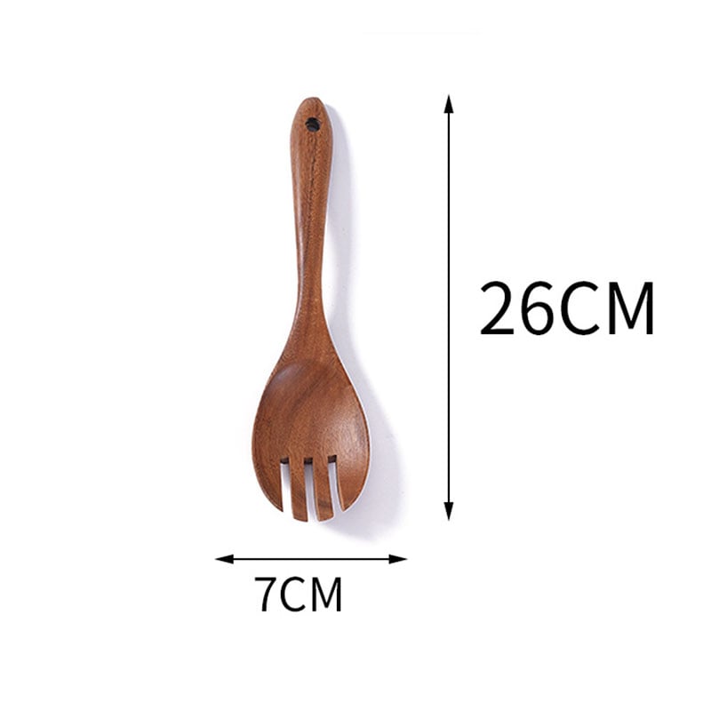 Eco-Friendly Teak Wood Kitchen Spoon Set