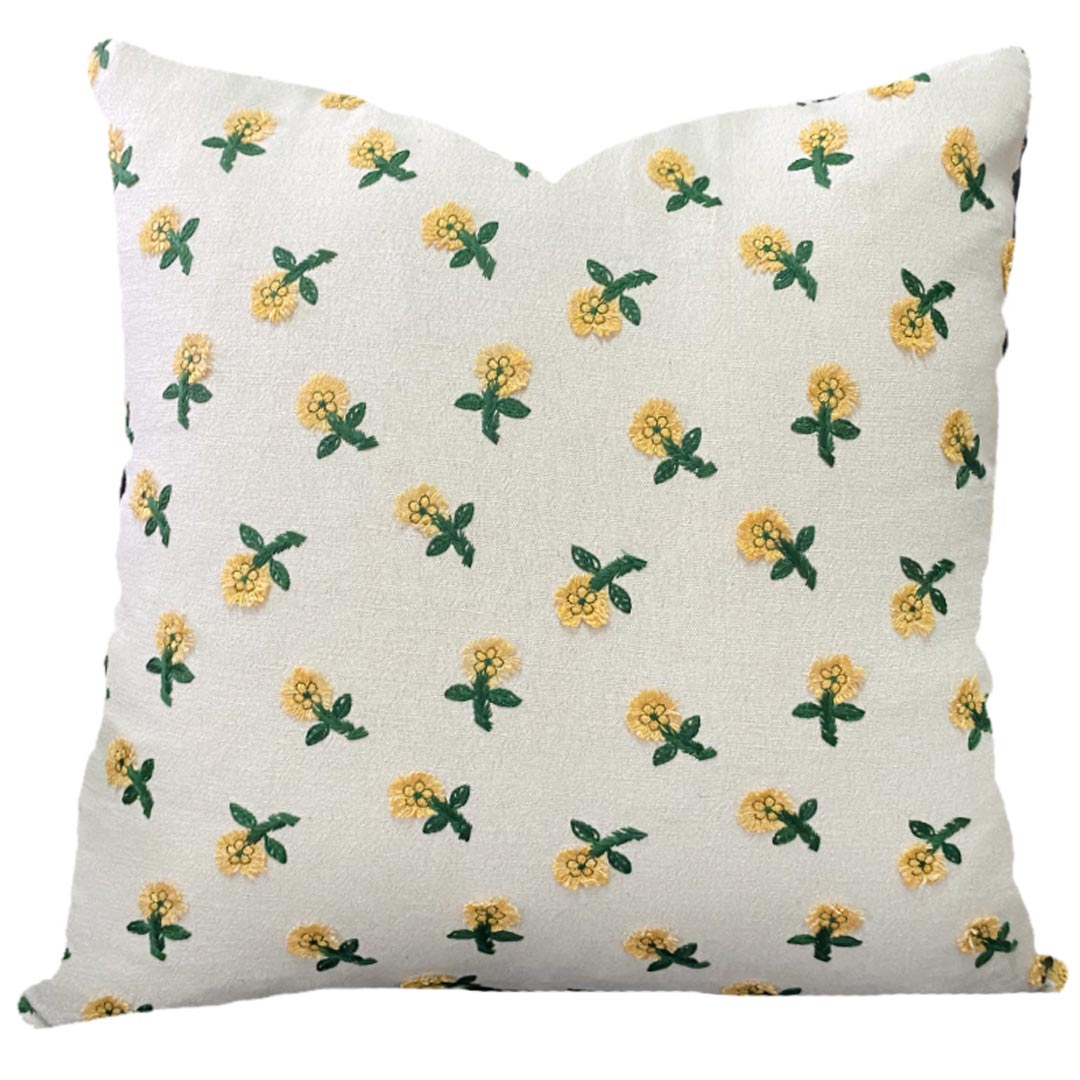 Embroidery Flower/Bird Cushion Covers