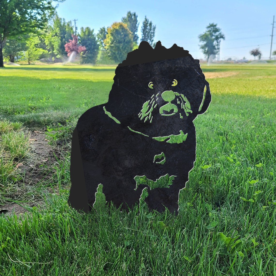 Bichon Frise Metal Silhouette