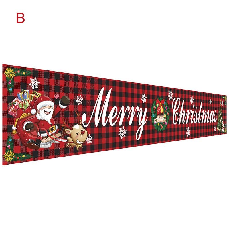 🧑🎄Christmas Hot Sale - Christmas Outdoor Banner Flag Pulling