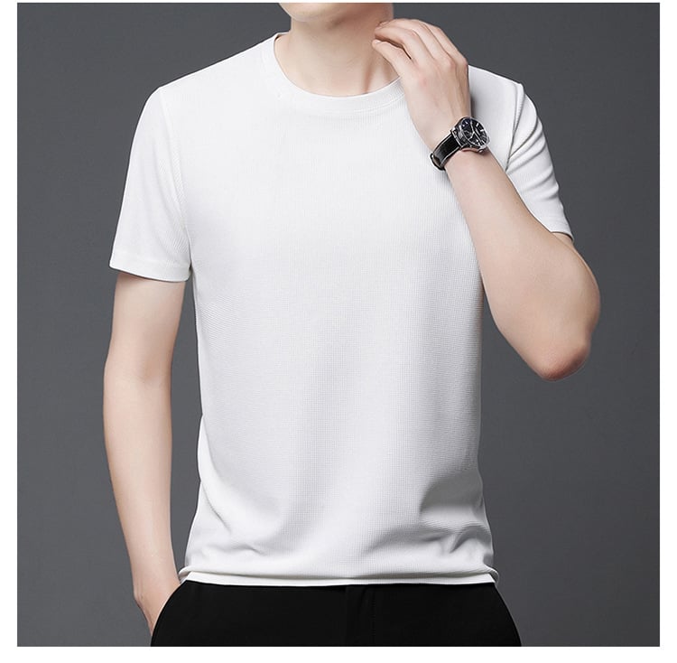 Breathable Waffle Weave T-shirt