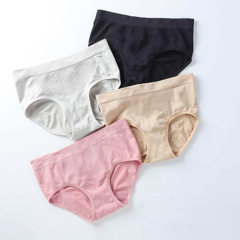Breathable honeycomb women's briefs