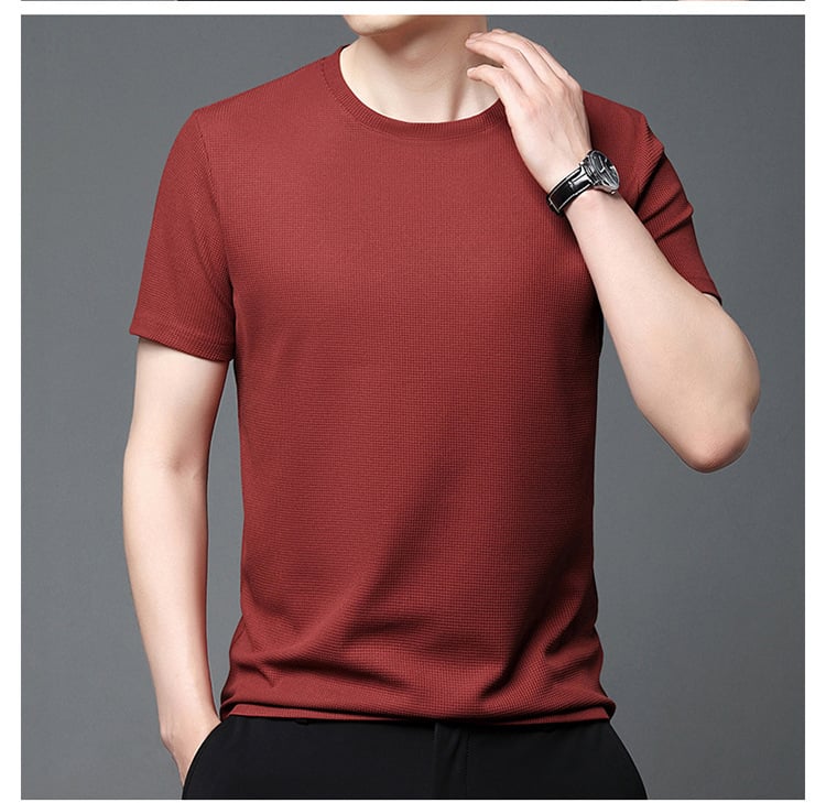 Breathable Waffle Weave T-shirt