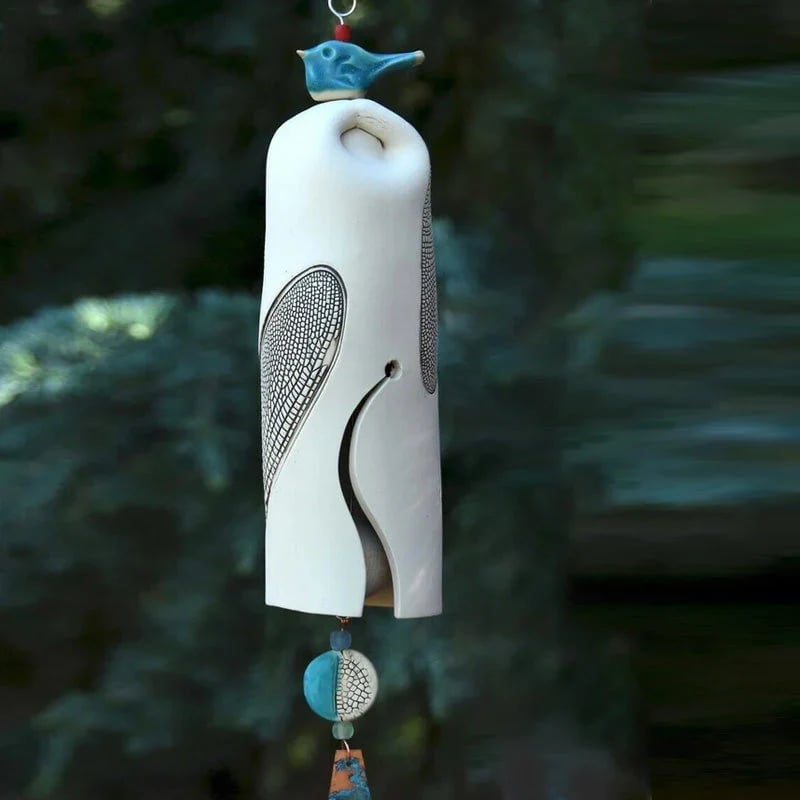 Beautiful rustic dragonfly wind chimes