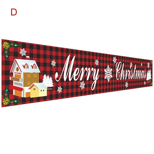 🧑🎄Christmas Hot Sale - Christmas Outdoor Banner Flag Pulling