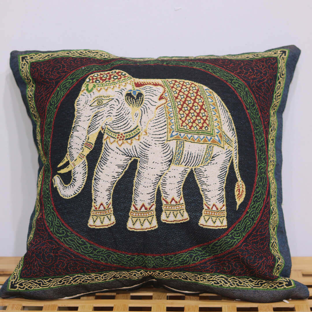 Elephant Double-sided Cushion Cover