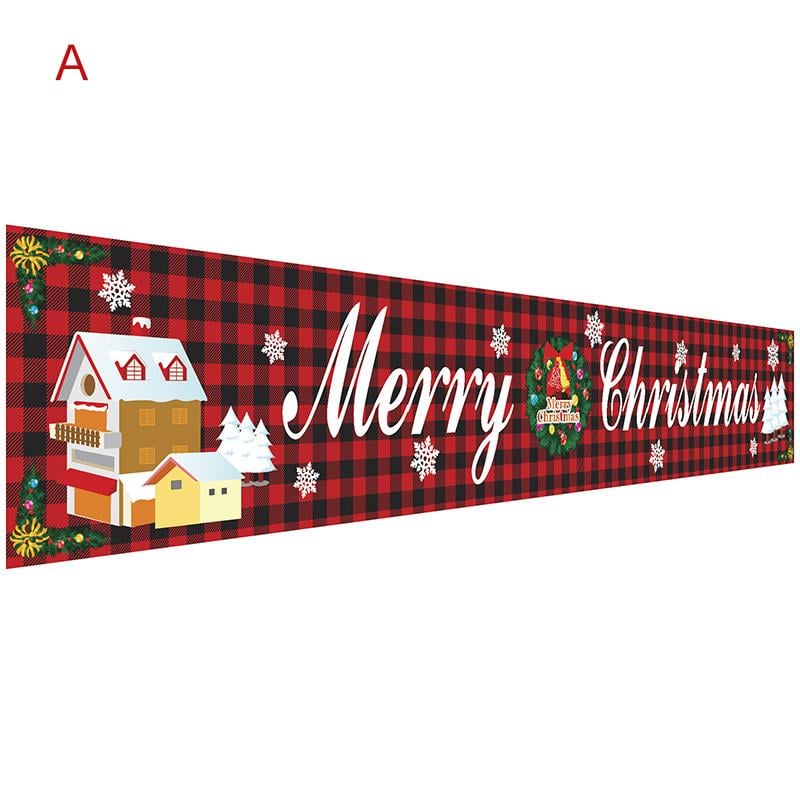 🧑🎄Christmas Hot Sale - Christmas Outdoor Banner Flag Pulling