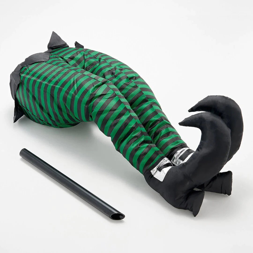 Animated Kicking Witch Legs