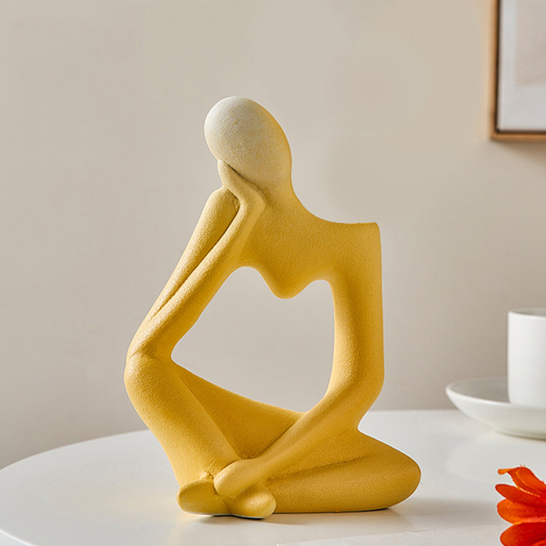 Abstract Thinker Vase