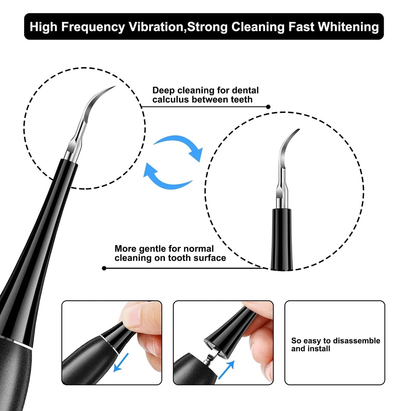 👨⚕Electric tooth cleaning instrument