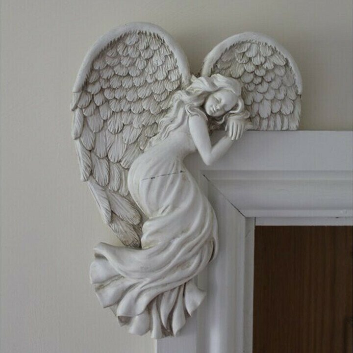 Door Frame Angel Wings Sculpture.