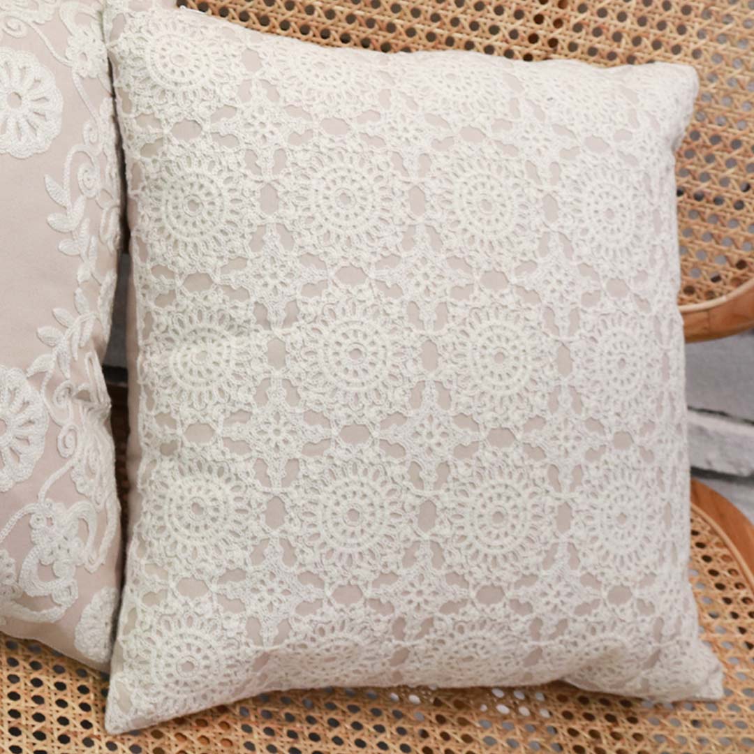 Embroidery Flower/Bird Cushion Covers