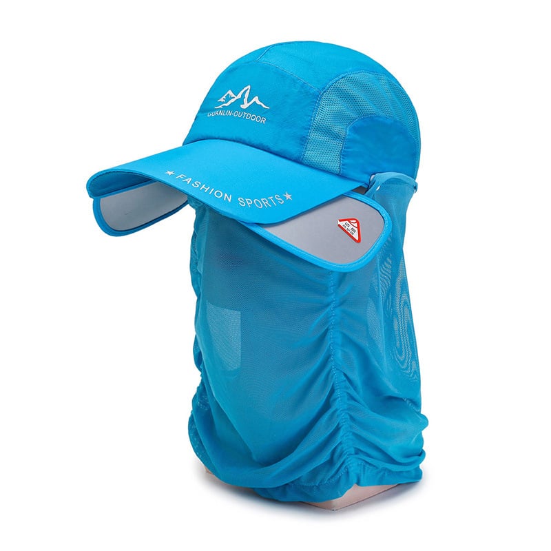 🔥Retractable brim outdoor/fishing/riding/climbing sunblock hat