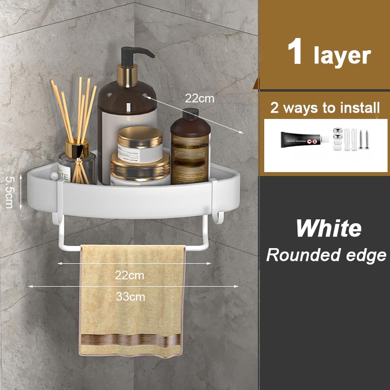 Drill-free Bathroom Storage Rack