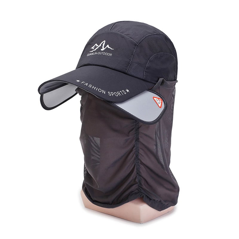 🔥Retractable brim outdoor/fishing/riding/climbing sunblock hat