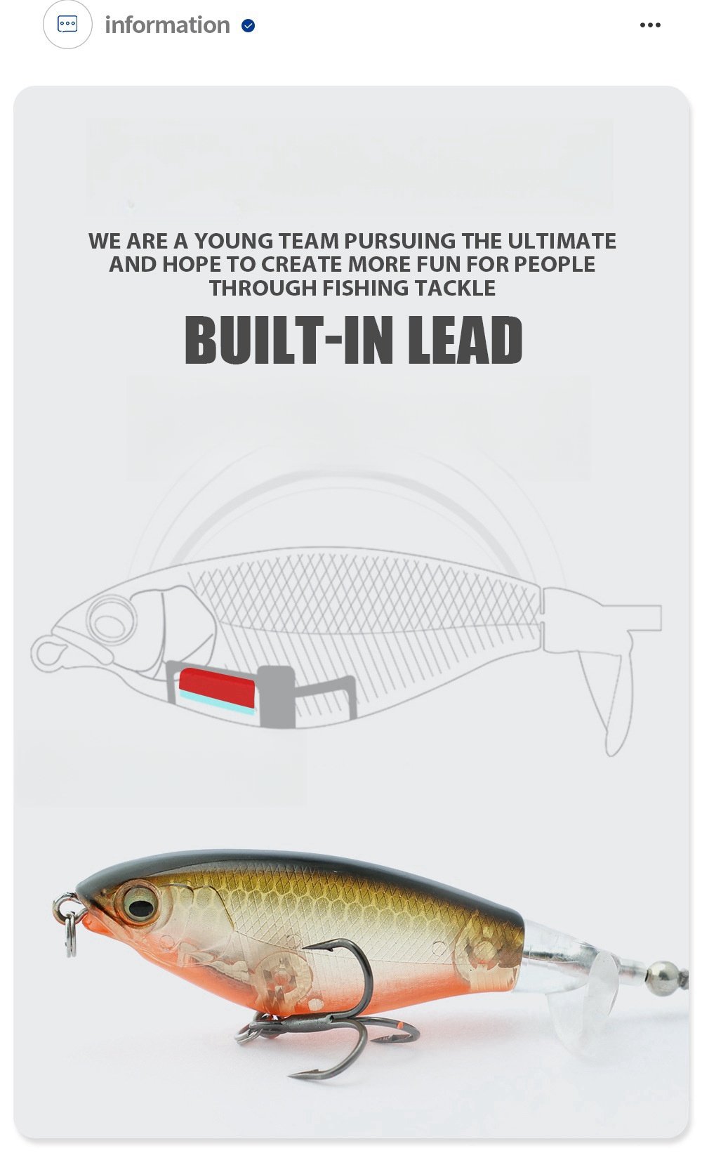 6.5g/12g propeller surface lure bionic fish hook